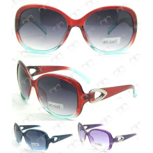 Metal Decoration Ladies Sunglasses (MS13039)